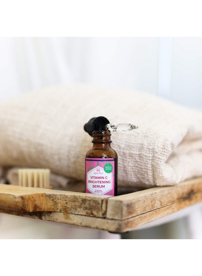 Leven Rose Vitamin C Brightening Serum 100% Natural Dark Spot Remover for Face for Collagen Boost, Anti-Aging, Deep Hydrating for Dry Skin, Collagen Building Face Moisturizer 1 oz - Image 3