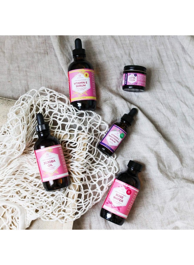 Leven Rose Vitamin C Brightening Serum 100% Natural Dark Spot Remover for Face for Collagen Boost, Anti-Aging, Deep Hydrating for Dry Skin, Collagen Building Face Moisturizer 1 oz - Image 4