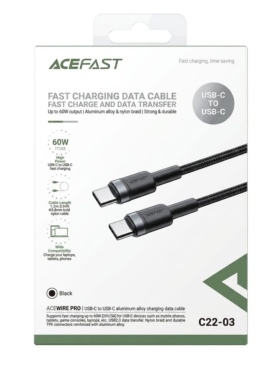 ACEFAST ACEFAST Acewire Pro c22-03 60W Z72190C124B9822BDB42FZ