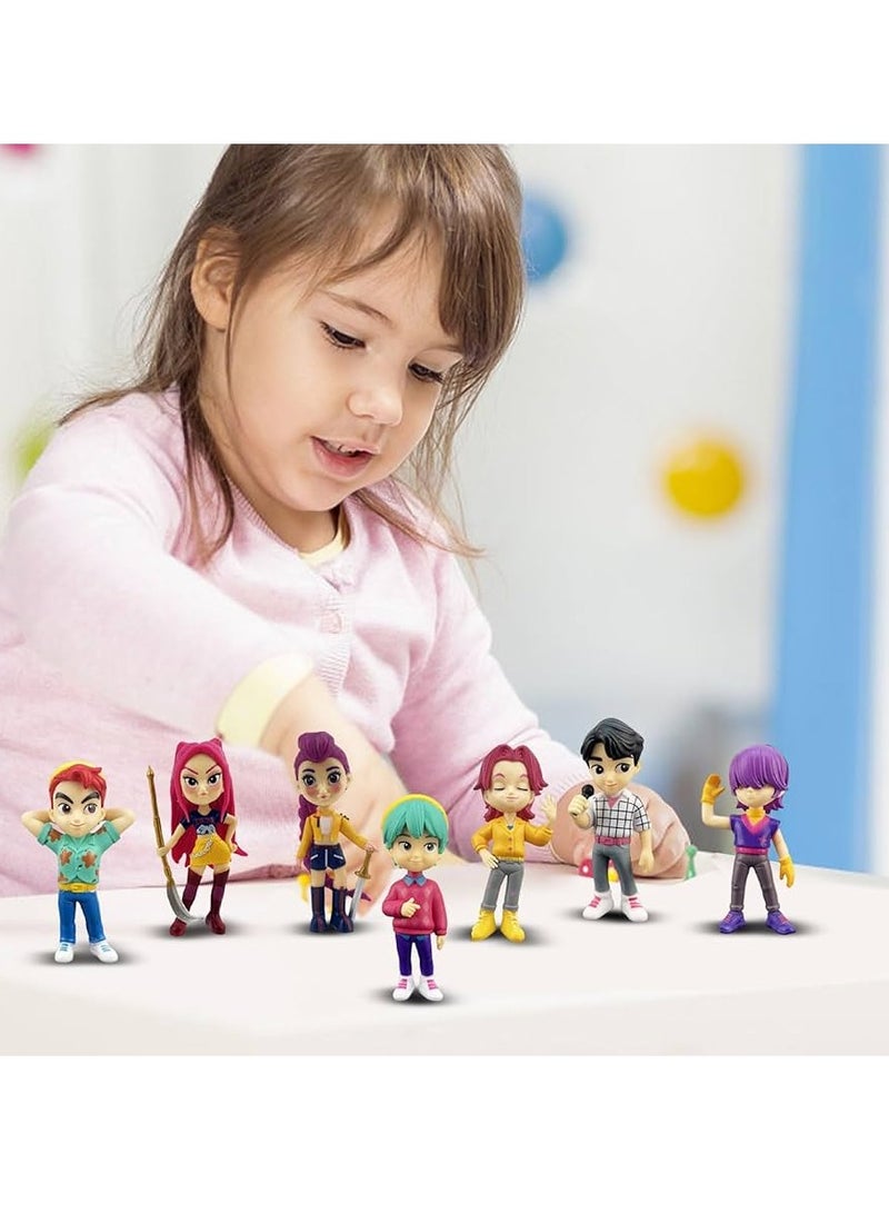 KPOP Figures Kpop Demon Hunters Action Figure Home Decor Desk Ornament For Hunters Fans 12 pcs set - Image 5