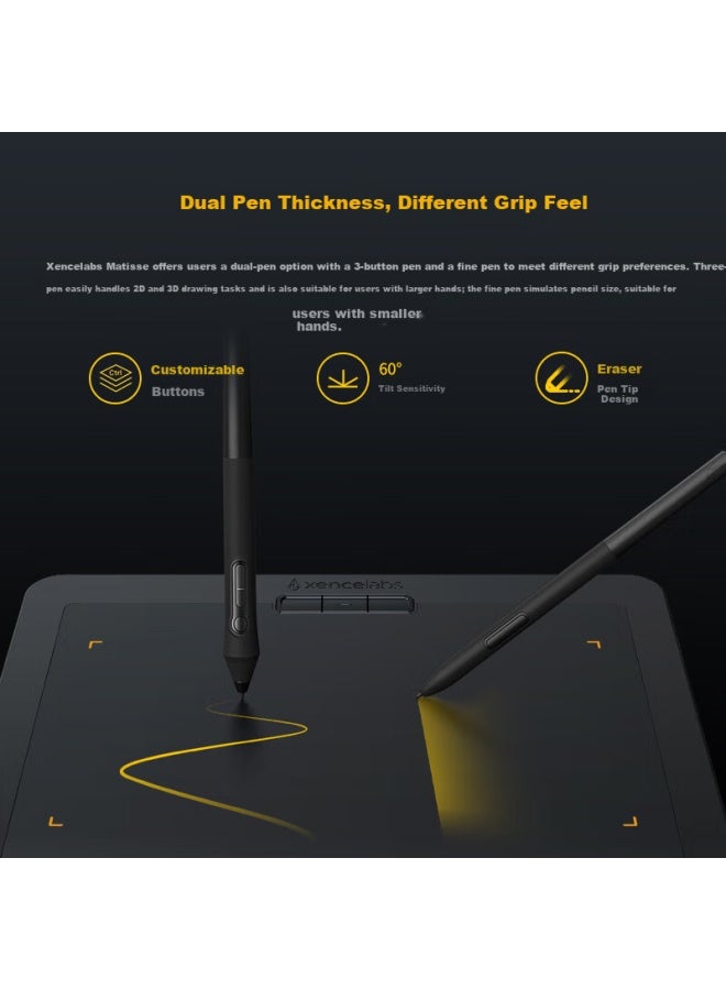 Xencelabs Matisse Fengshen Pen Tablet Digital Drawing Tablet Handwriting Tablet Graphic Tablet Painting Tablet Electronic Drawing Online Course Nezha 2 Poster Duan Lei Special Edition - Image 3