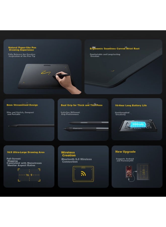 Xencelabs Matisse Fengshen Pen Tablet Digital Drawing Tablet Handwriting Tablet Graphic Tablet Painting Tablet Electronic Drawing Online Course Nezha 2 Poster Duan Lei Special Edition - Image 1