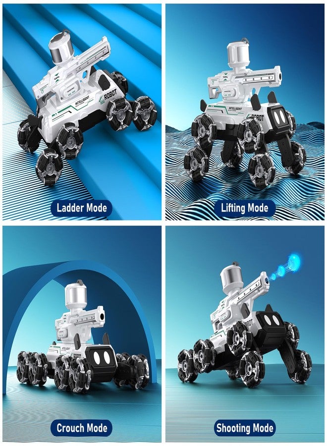 Godboat Robot Dog - Smart Toys for Kids with Music & LED Eyes, 2.4GHZ RC Car, 8-Wheel Stunt, 9+ Lifelike Actions and Water-Shooting, Age 3 4 5 6 7 8 Year Old Boys Girls Christmas & Birthday Gifts 2026 - Image 4