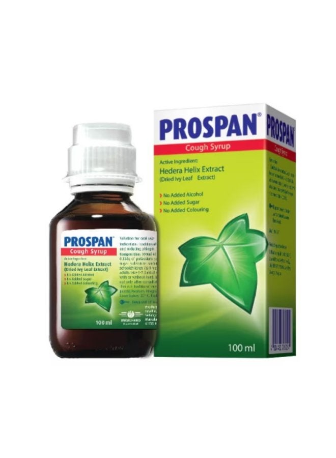 Prospan Cough Syrup – Natural Relief for Cough and Bronchial Comfort (100 ml)