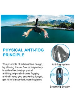 Generic Full Face Snorkel Mask Adult, Snorkel Mask Full Face with Anti-fog & Anti-leak Design, 180°View Diving Mask with Detachable Camera Mount/Adjustable Head Straps/Earplugs  - Image 5