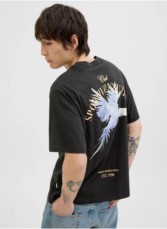 JACK & JONES Jack & Jones Graphic Print Short Sleeve T-Shirt