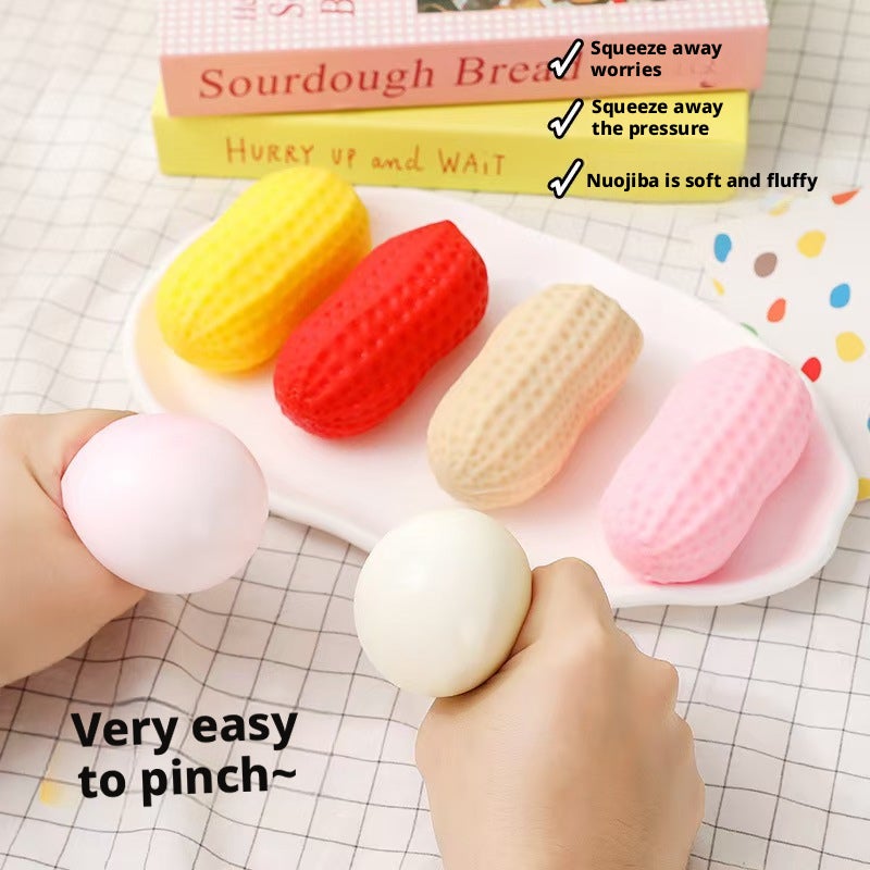Realistic Peanut Squishy Toy, Soft Slow Rebound, Stress Relief - Image 2