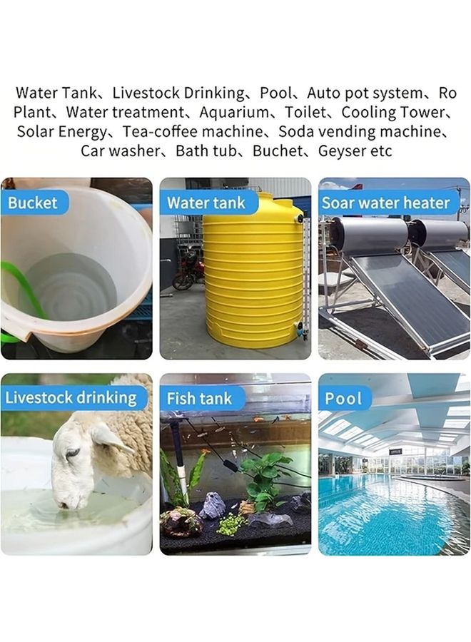 1 2 Inch Fully Automatic Water Level Control Float Valve PVC Stainless Steel Finish - Image 5