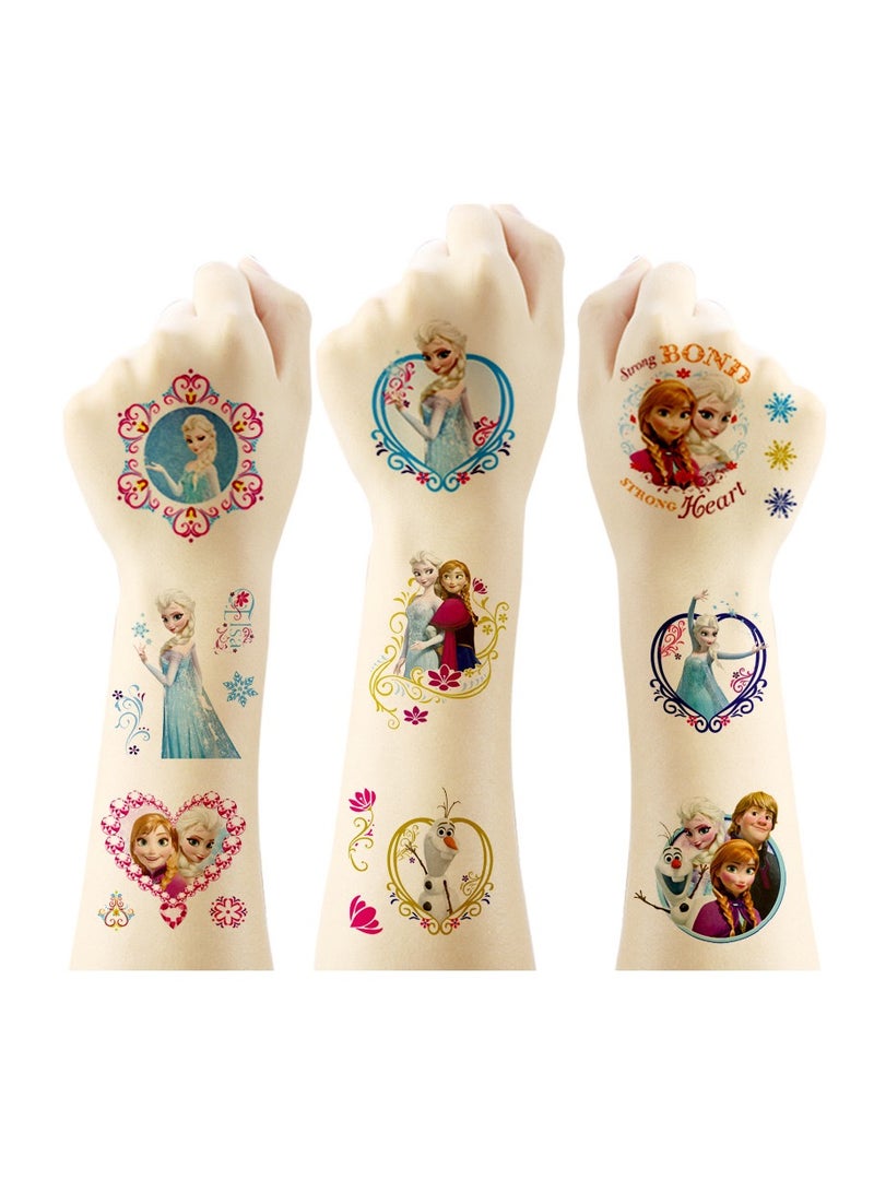 5*5cm 20pcs Frozen tattoo stickers personalized fashion holiday party gifts temporary stickers washable stickers - Image 1