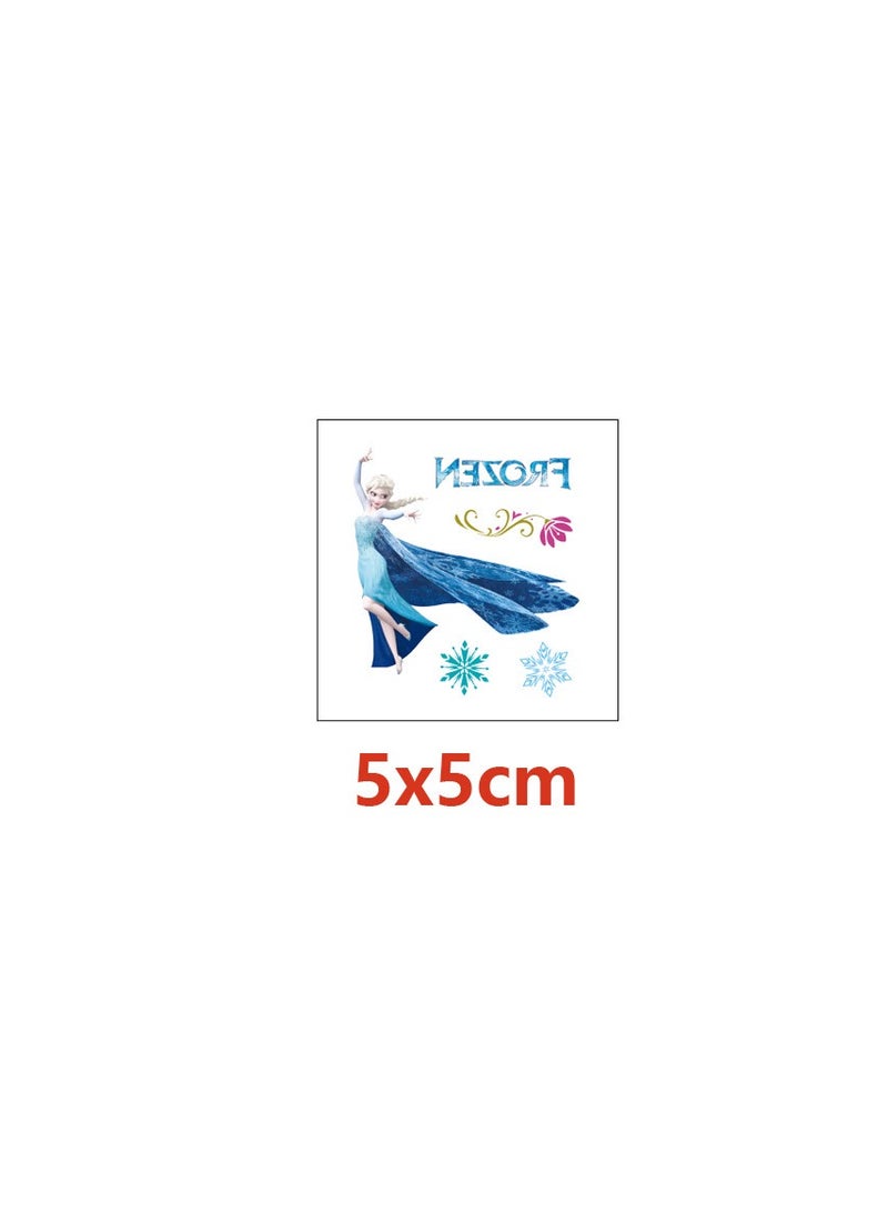 5*5cm 20pcs Frozen tattoo stickers personalized fashion holiday party gifts temporary stickers washable stickers - Image 2