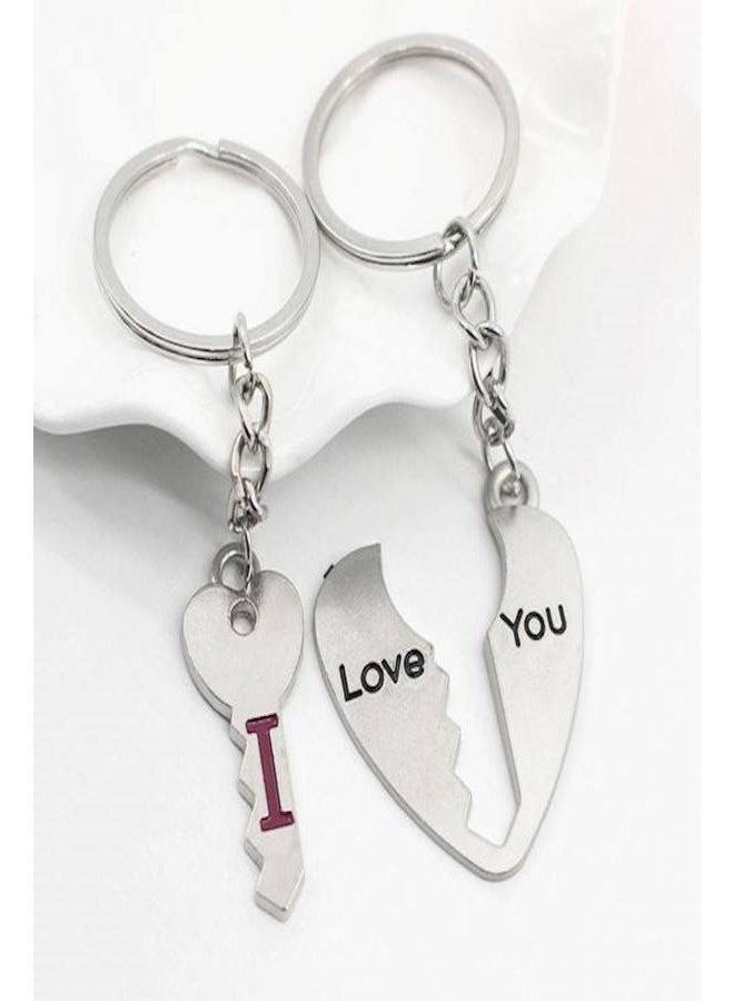 I Love You Romantic Couple Key Chain - Image 3