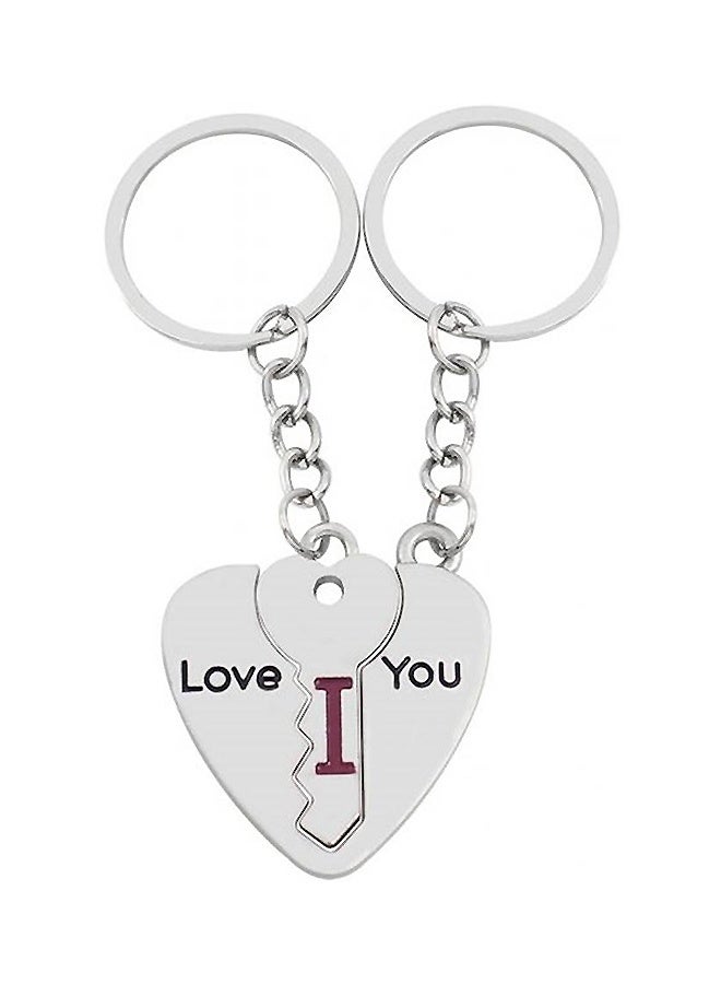 I Love You Romantic Couple Key Chain - Image 1