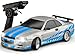 FLYCOLOR LD1899 118 RC Drift Car GTR R34 24GHz RWD with Gyroscope onRoad Alloy Body Shell Racing Cars Radio Control Blue Grey - Image 2
