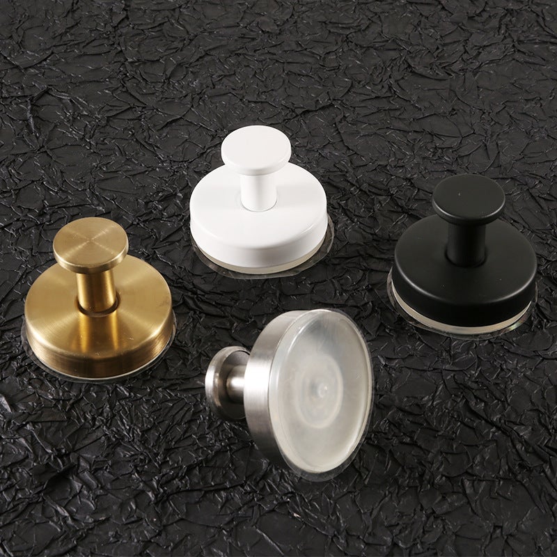 Stainless Steel Strong Suction Cup Hook Kitchen Bathroom Towel Hook Punch-Free Toilet Metal Coat Hook - Image 3