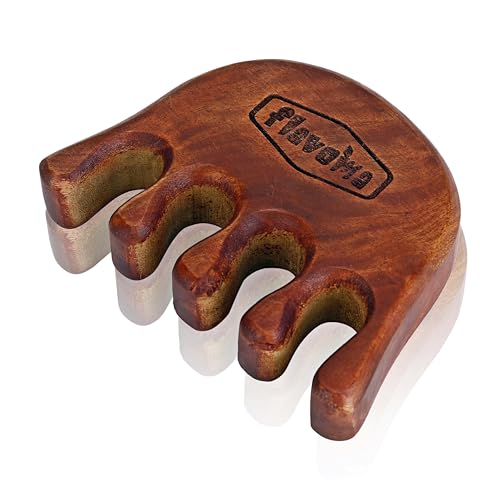 Flavoma Neem Wood Wide Tooth Hair and Scalp Massager Comb | Tooth Design Multi-Functional Tool Scraping | Multifunctional Meridian Massage Comb | Ideal for Head and Neck Massage | Scalp Massage No Static Head Massager Tool Physical Therapy - Image 3