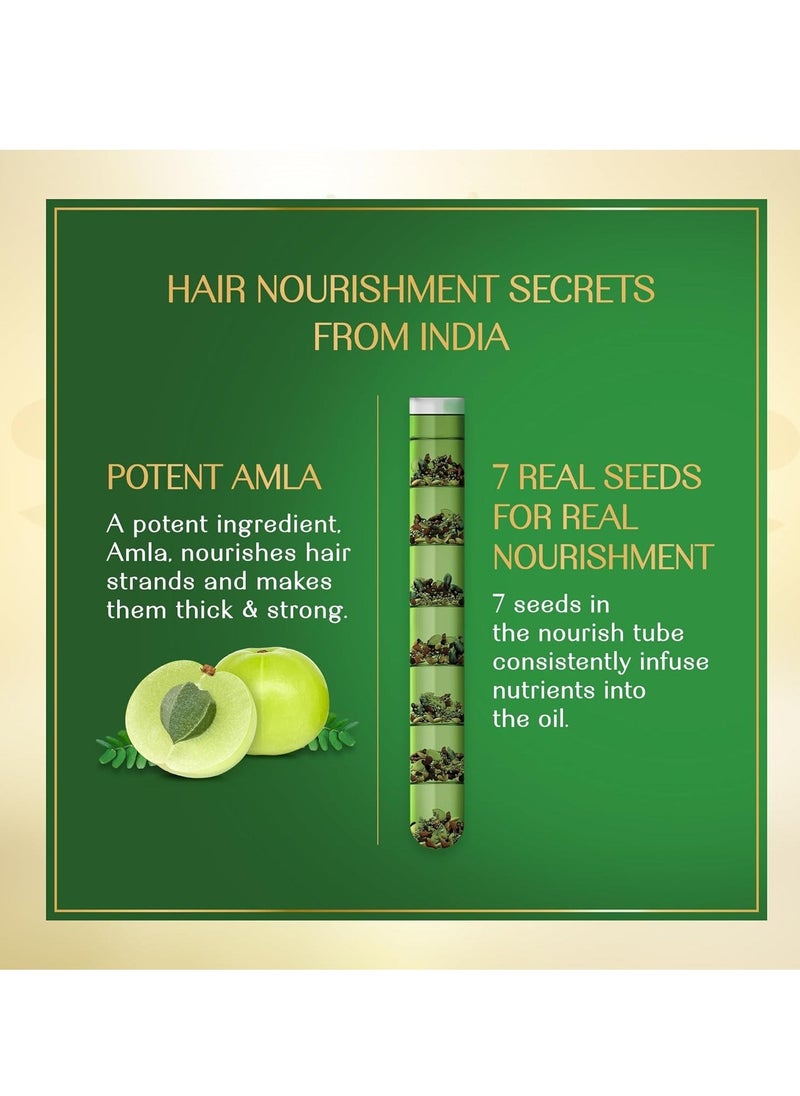 Herbsindia - Amla and 7 Seeds Hair Oil 180 ml - Image 1