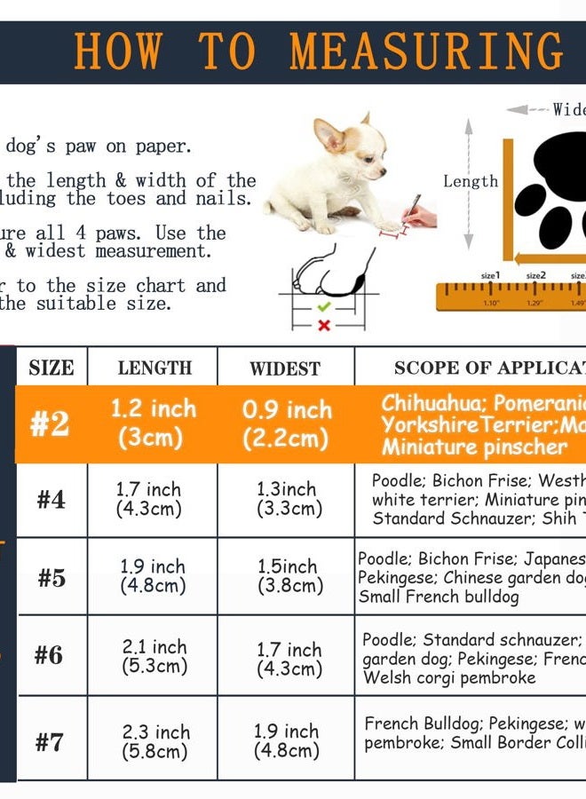 YAODHAOD Dog Shoes for Small Dogs, Anti-Slip Dogs Boots & Paw Protector for Winter Snowy Day, Summer Hot Pavement Dog Booties with Reflective Straps, Cat Dog Shoe for Indoor Hardfloors (Black, 2) - Image 4