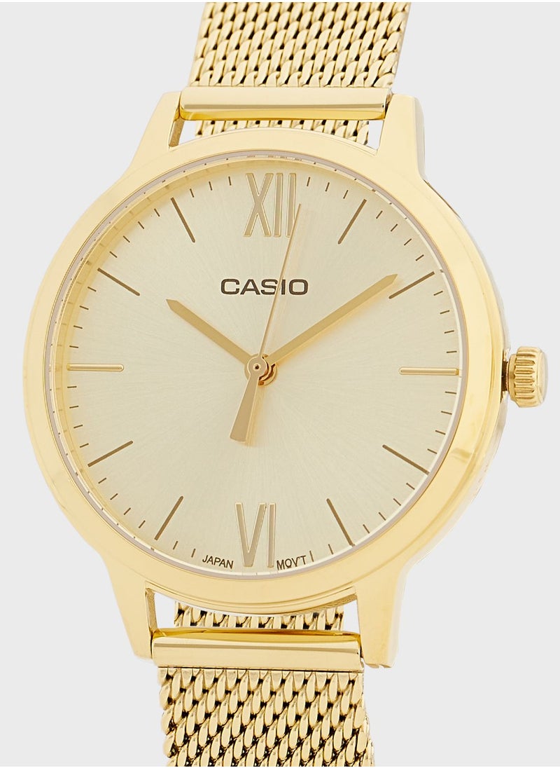 CASIO - Steel Strap Analog Watch - Image 1