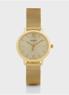 Steel Strap Analog Watch