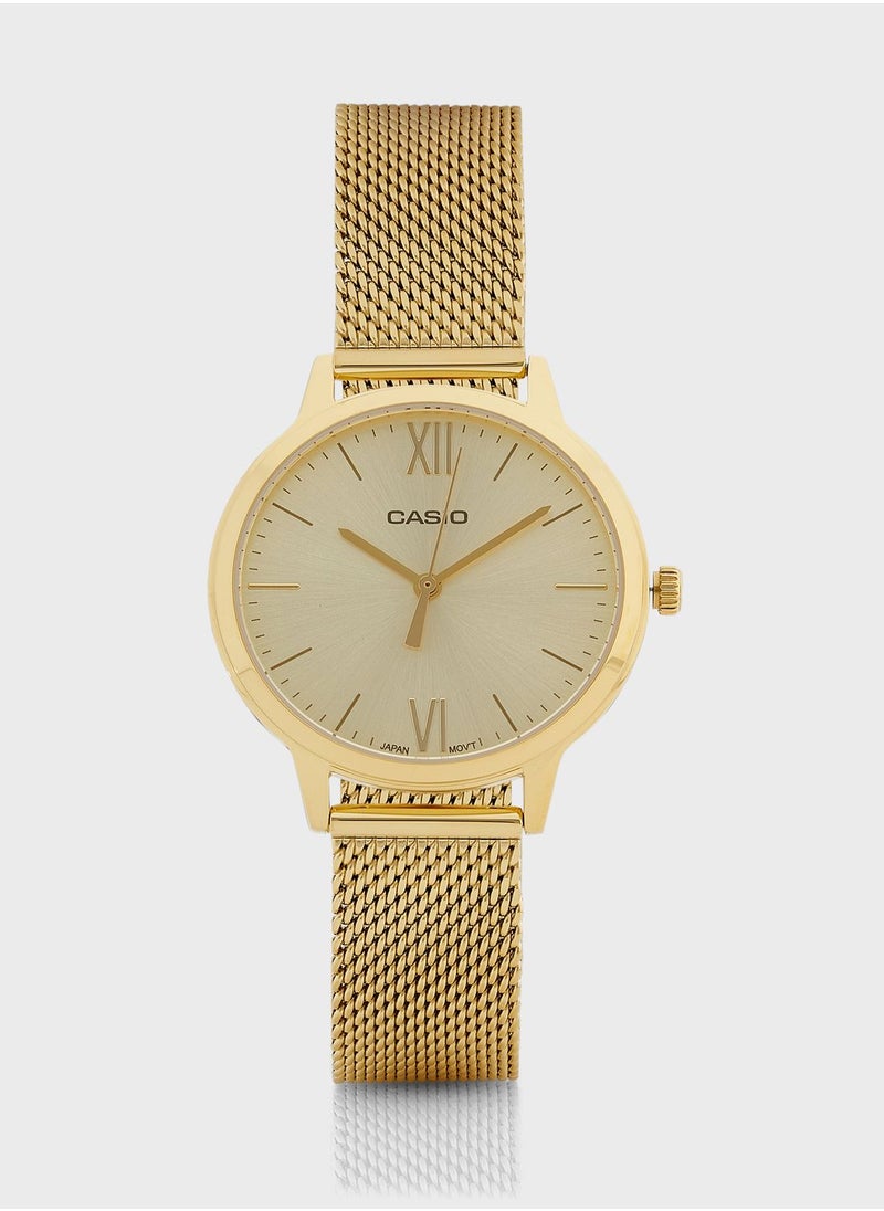 CASIO - Steel Strap Analog Watch - Image 1