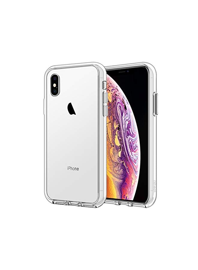 جي تيك حالة لـ iPhone XS و iPhone X ، وغطاء مصدٍ للهاتف غير الصفراء ، واضطراب مضاد للخلع (واضح) (واضح) - Image 2