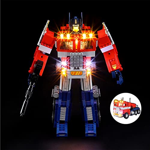 GEAMENT LED Light Kit Compatible with Lego Optimus Prime Lighting Set for Creator 10302 Building Model Model Set Not Included - Image 1