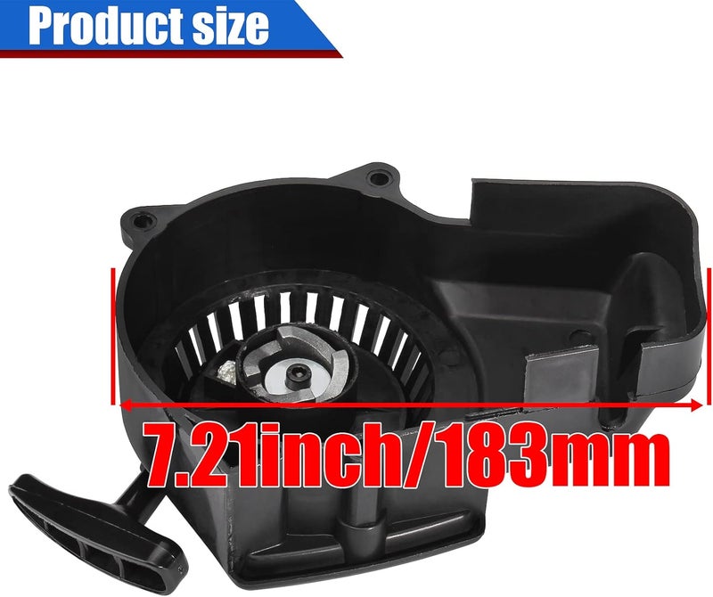 YOFMOO بادئ تشغيل بالسحب متوافق مع محركات ثنائية الشوط 47cc 49cc للدراجات الرباعية الصغيرة ومركبات ATV والسكوتر والدراجات الجيبية والدراجات الصاروخية - Image 3