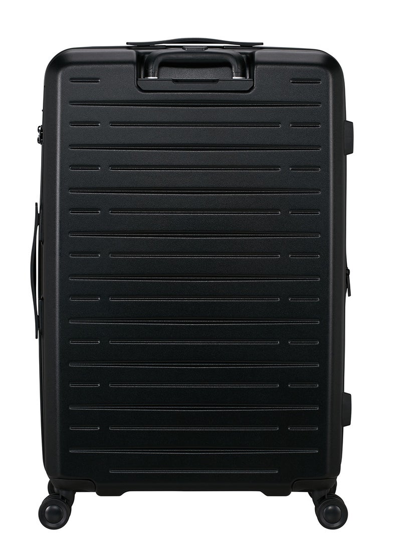 امريكان توريستر حقيبة سفر آيروجوي، حجم الأمتعة المسجلة ٨٠ سم، ٤ عجلات، سطح صلب، ، أسود، قفل ، مقسم داخلي شبكي بسحاب، قابلة للتوسيع، أشرطة متقاطعة، خفيفة الوزن - ضمان دولي ٣ سنوات - Image 4