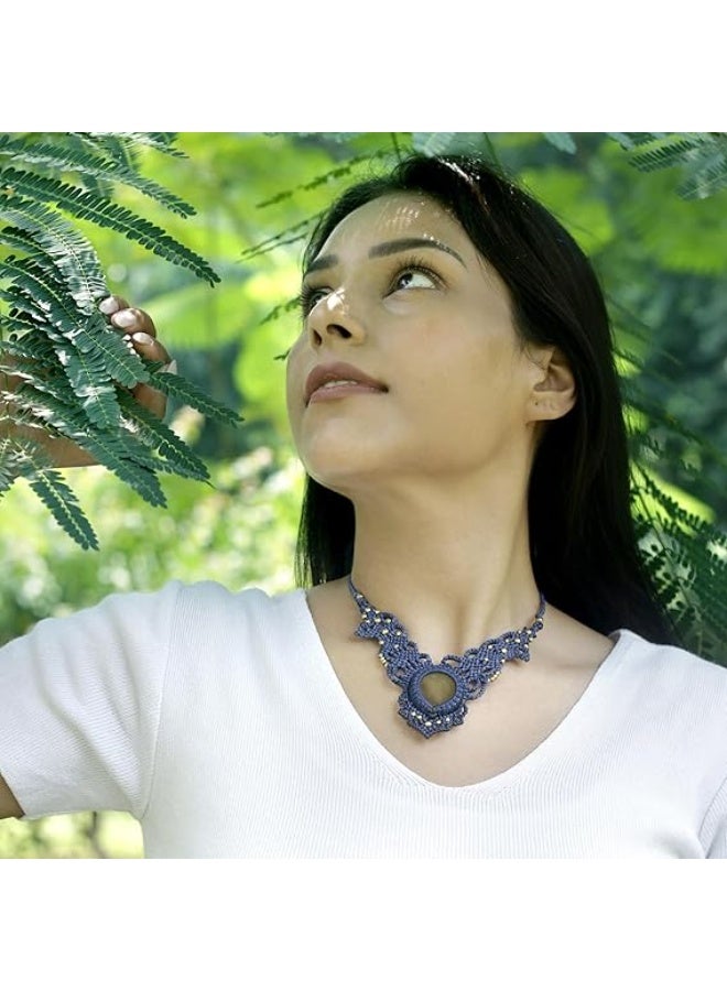 انتيكيانو قلادة مكرمية مصنوعة للنساء - Image 3