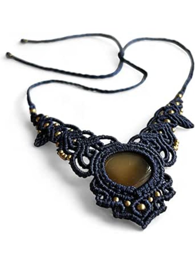 انتيكيانو قلادة مكرمية مصنوعة للنساء - Image 1