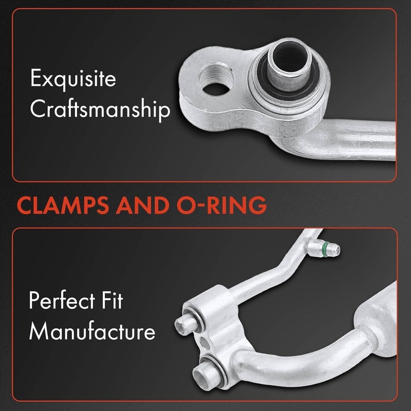 A-Premium A/C Suction and Discharge Line Hose Assembly for Chevrolet Equinox & GMC Terrain 2012-2015 - Image 3