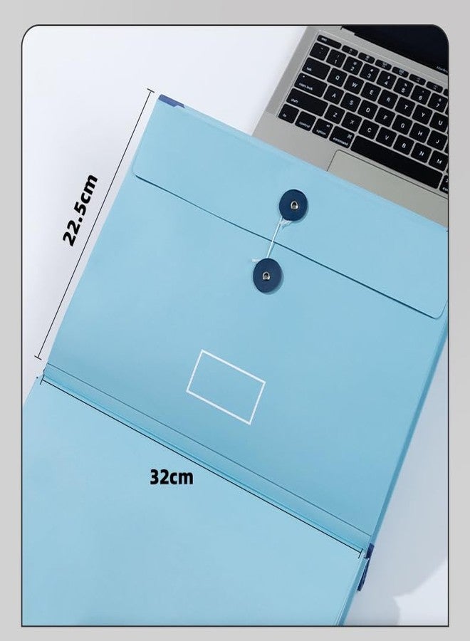 misonia The Life Book Document Organizer - Binder for Important Documents, Document Organizer Foliofor Bills Checks Birth Certificates etc (Blue) - Image 2