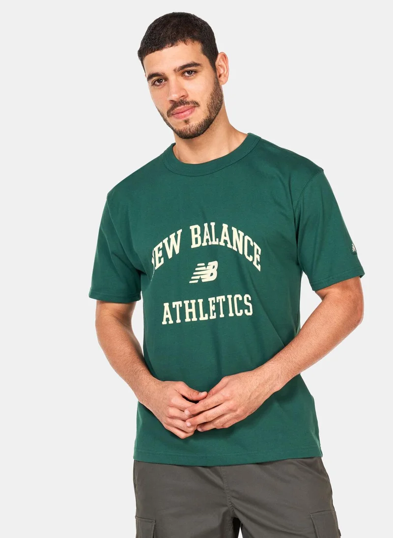 New Balance Men's NB Essentials Varsity Oversized T-Shirt