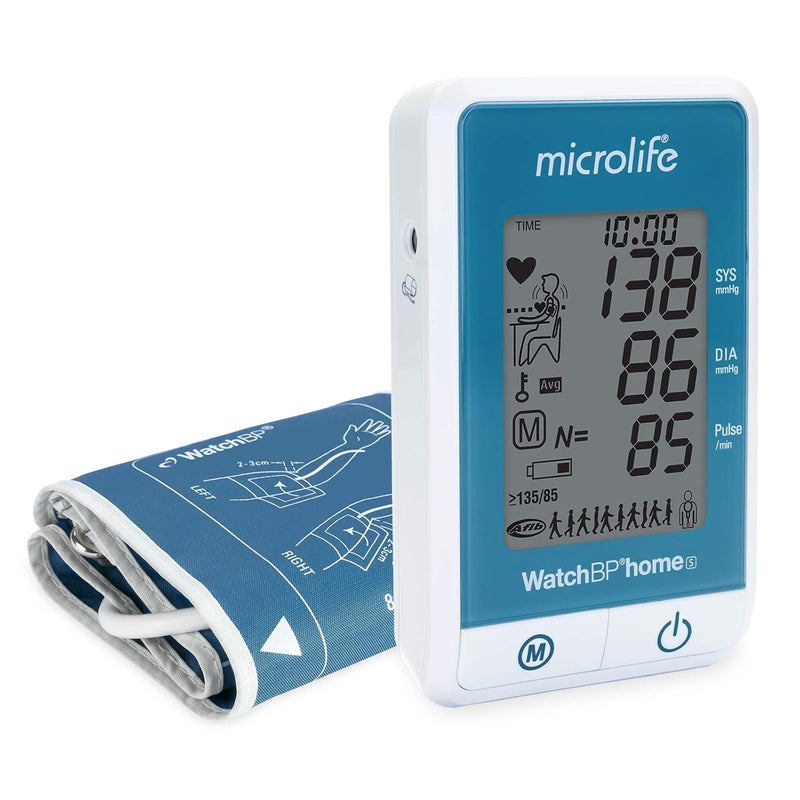 Microlife WatchBP Home S Professional Blood Pressure Monitor As Used by the NHS GPs Pharmacies with Atrial Fibrillation AFIB Detection ESH BIHS Validated - Image 4