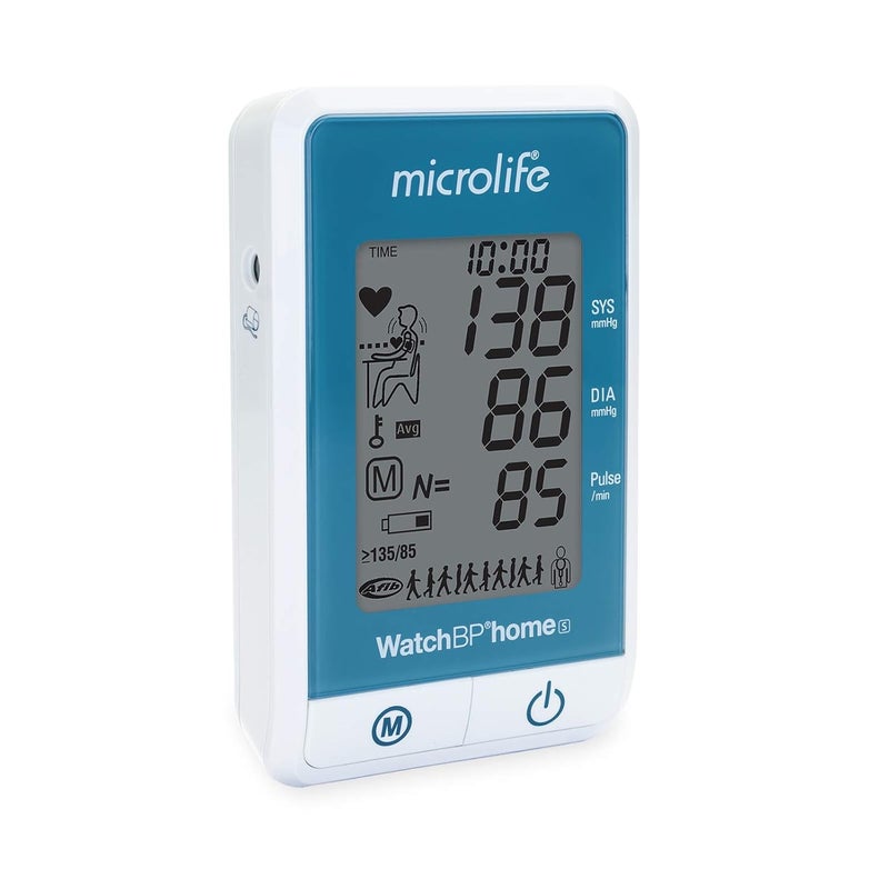 Microlife WatchBP Home S Professional Blood Pressure Monitor As Used by the NHS GPs Pharmacies with Atrial Fibrillation AFIB Detection ESH BIHS Validated - Image 2