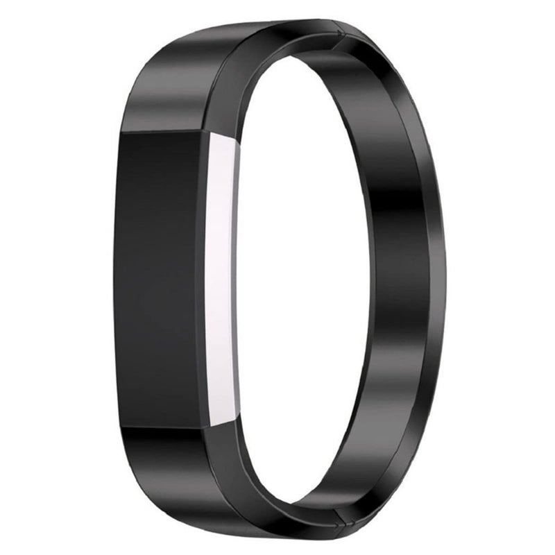 SKEIDO Stainless Steel Replacement Bracelet Compatible with Fitbit Alta Smartwatch – Black - Image 2