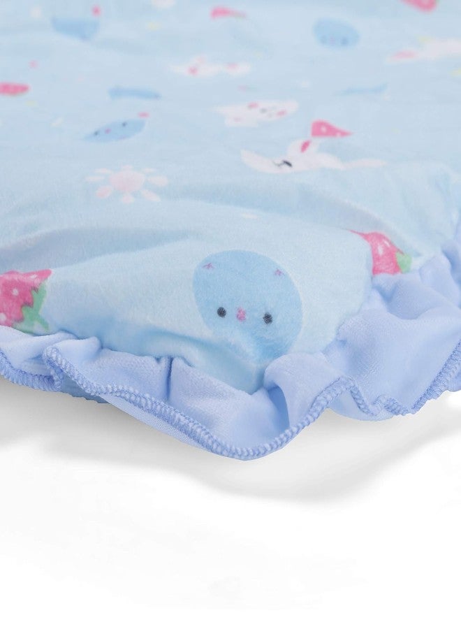 Pokory Soft Baby Wrapper Luxury Winter Quilt & Sleeping Bag for Newborns 0-12 Months Warm, Cozy Cover for Boys & Girls Blue - Image 5