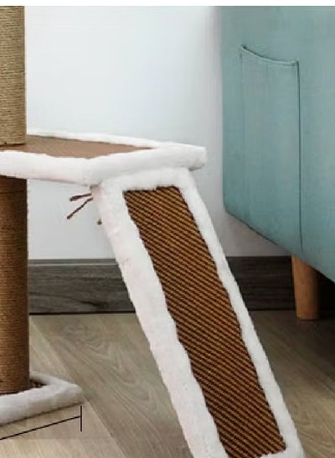 KLNAMAEAAN Tall Multi-Level Cat Tree Tower with Perches, Beds & Toys – 133cm Height - Image 3
