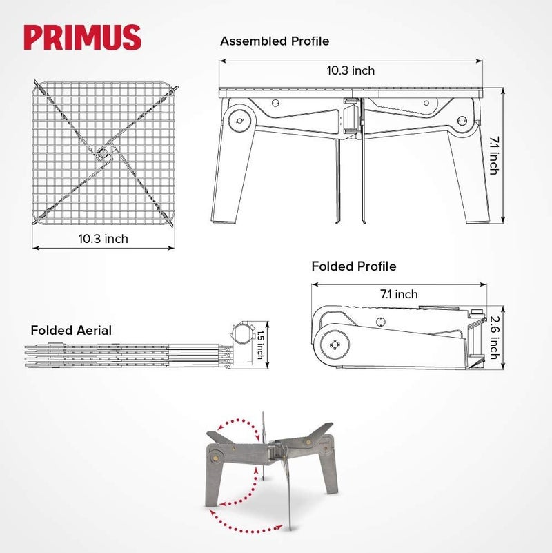 Primus Aeril Small Portable Grill - Image 3