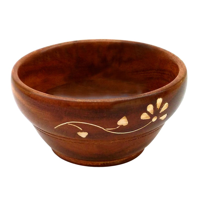 ITOS365 Wooden Handmade Serving Bowls Best for Dry Fruits, Set of 4 - Image 3