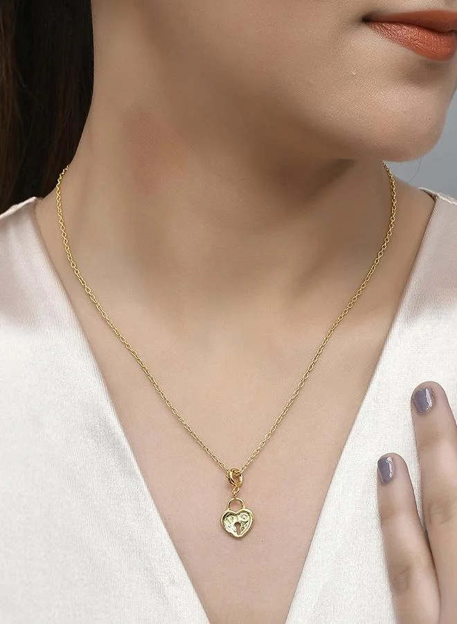 VOYLLA Valentine's Day Collection Heart Lock Charm