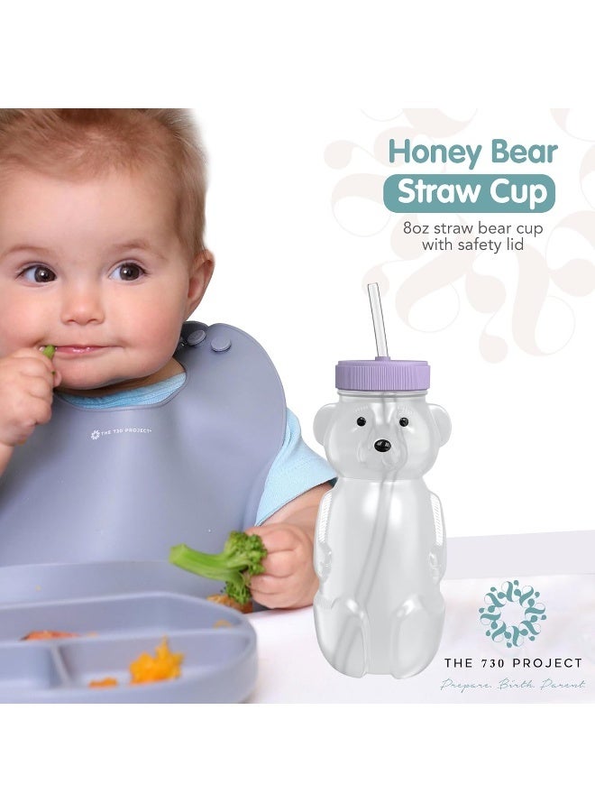 The 730 Project Honey Bear Straw Cup for Babies 3 pack - Image 2