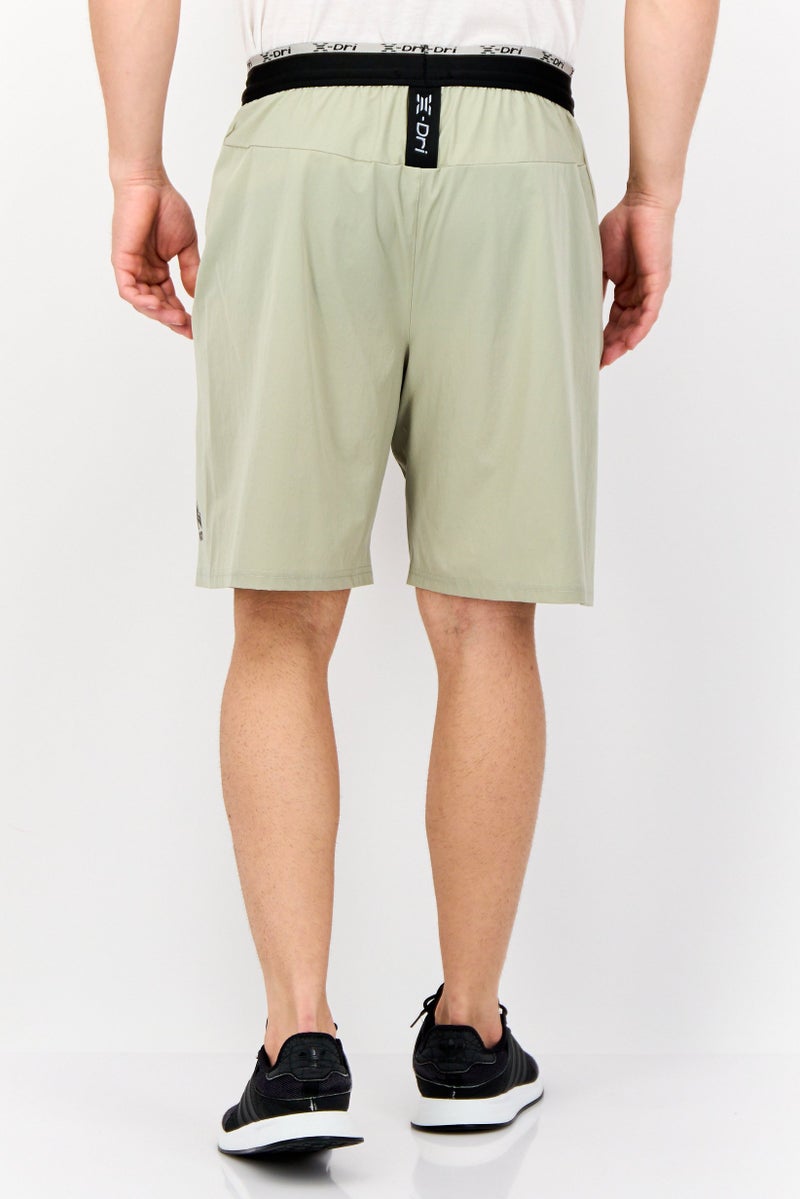 RBX Men Sportswear Fit Training Shorts, Sage Green  - Image 2