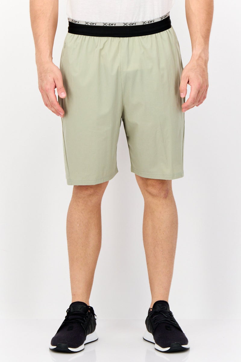 RBX Men Sportswear Fit Training Shorts, Sage Green  - Image 1