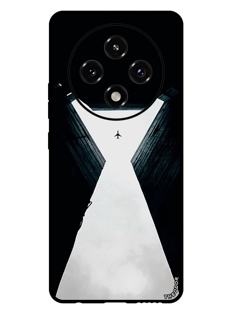 Theodor Protective Case Anti Scratch Shock Proof Bumper Cover For Oppo A3 Pro plane_bottom_view_symmetry - Image 1