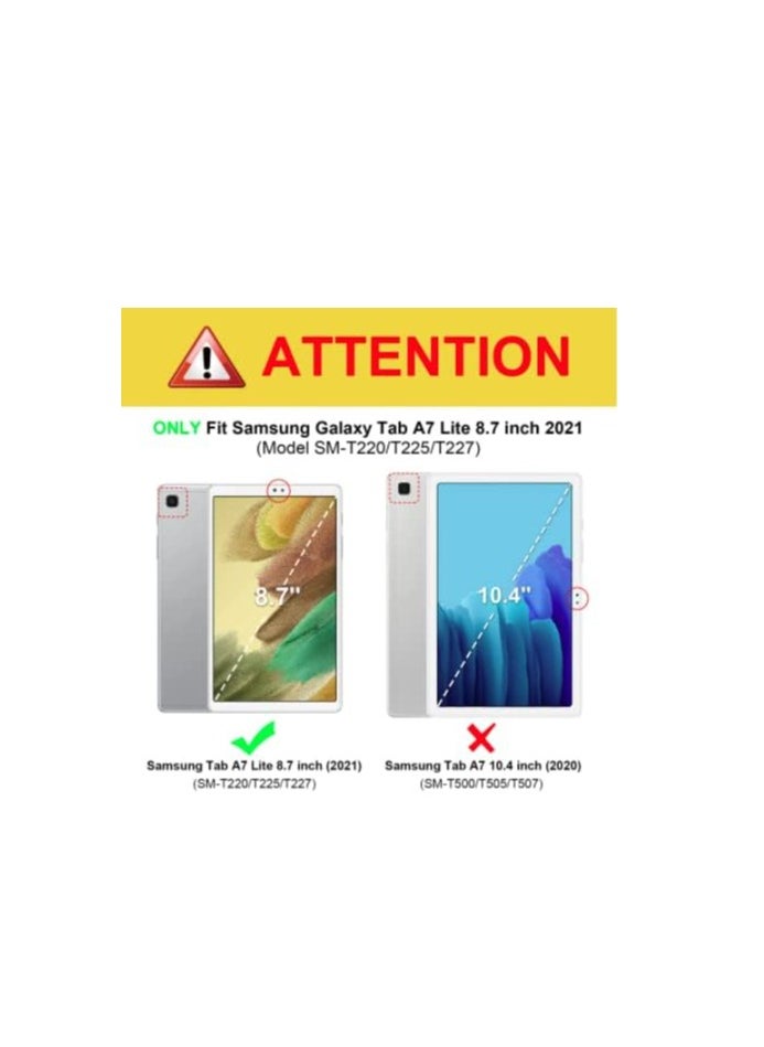 Generic - Compatible for Samsung Galaxy Tab A7 Lite 8.7 case 2021, Shockproof Drop Protection Slim Lightweight TPU Transparent Back Cover Shell for Galaxy Tab A7 Lite 8.7 2021 Tablet Clear - Image 1