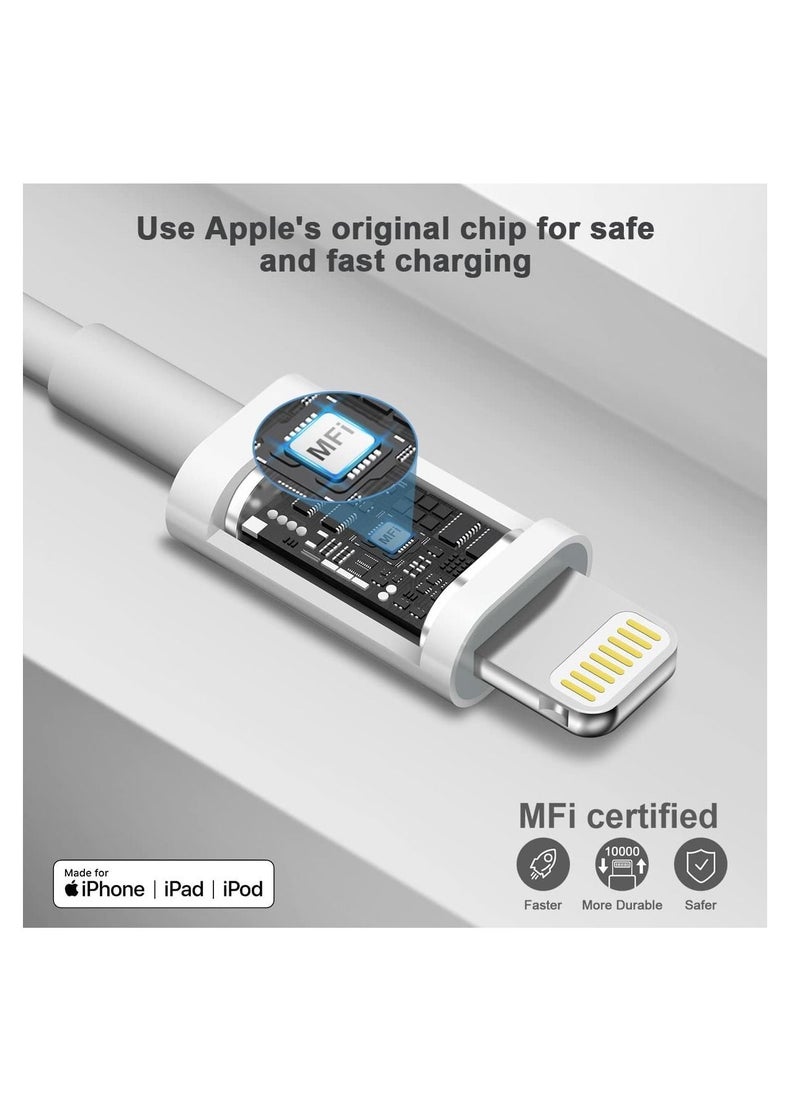 ELTRAZONE - 2 piece USB C Fast Charger -MFi Certified - 20W PD Fast Charger with 6FT C to Type C Charger Adapter Compatible with iPhone 13/13 Pro/iPhone 12/12 Mini/12 Pro/12 Pro Max/11 Pro Max/XS Max/XS/XR/X - Image 1
