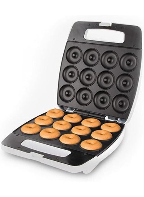 1400W Donut Maker Makes 12 Doughnuts Non-stick Surface Easy to Clean Mini Donut Maker Machine for Snacks Desserts & More"