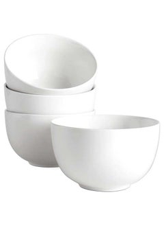 4 Pieces Ceramic Deep Soup Bowl 6 Inch Diameter - 20 Ounces Large Bowls for Kitchen