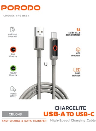 Grey - Type-C ChargeLite